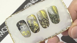 Spectacular nature-like stamping with nail foil