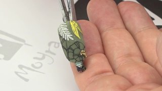 Nature-like stamping with nail foil - Preview