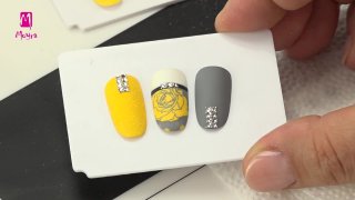 Rosy pattern with crystal stones in modern style - Preview