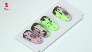 Easter nail art with chocolate egg effect - Preview