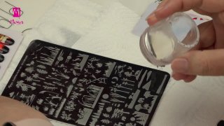 Painting-like stamping decoration
