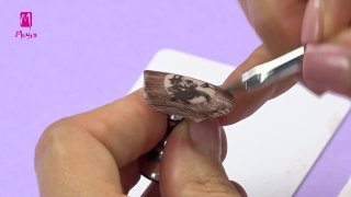 Wood effect nails