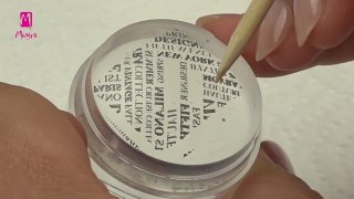 Multicolour stamping manicure with a small trick
