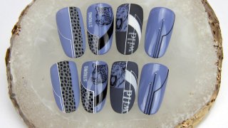 Nail art inspired by wildlife