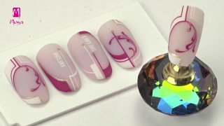 French nail art with special stamping solution - Preview