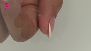 Special French nails created with stamper - Preview