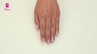 Wonderful salon French nails made with gel polish - Preview