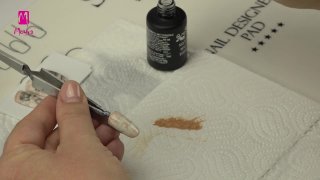 Charming layered stamping nail art for winter