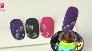 Hand-painted flower with gradient petals - Preview