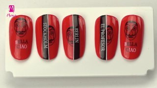 Nail art inspired by a popular movie series - Preview