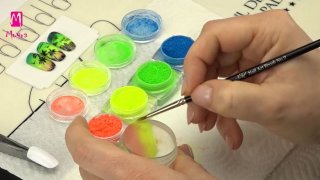 Palm tree nail art from Alexa for summer season