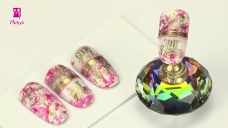 Mirror effected stamping pattern on marble base - Preview