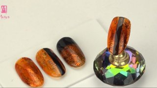 Stamping nail art with nail foil and glass-effect  - Preview