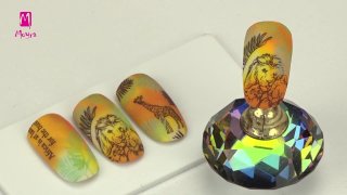 Exciting and colourful world of Africa on nails - Preview