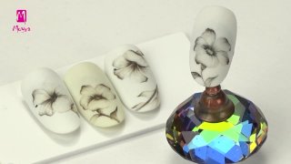 Hand-painted elegant flowers - Preview