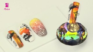 Nail art inspired by the beauty of Africa - Preview