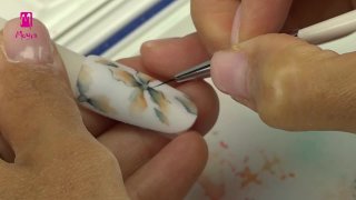 Airy flower with stylish contour