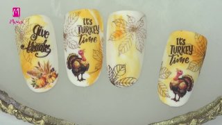 Nail art inspired by thanksgiving - Preview