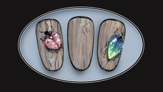 Cute 3D bug on your nail
