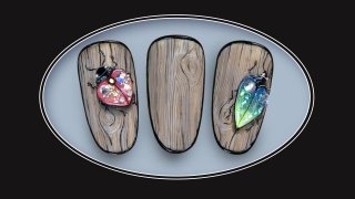 Cute 3D bug on your nail