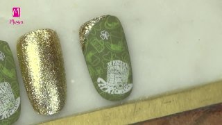 Simple nail art for St Patrick's Day - Preview