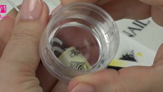 Gradient stamping nail art for Easter