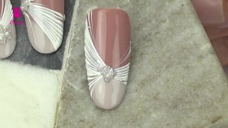 Hand-painted wonderful and elegant nail art - Preview