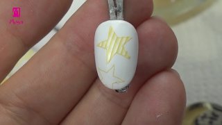 Princess nails reminding of childhood