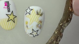 Princess nails reminding of childhood - Preview