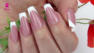 French nails prepared with Reverse tip - Preview