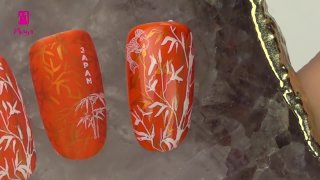 Stamping nail art in magical oriental style - Preview