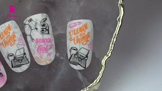 Nail art inspired by school-start  Preview