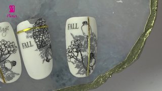 Trendy nail decoration with nail art strip - Preview