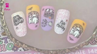 Cheerful nail art for Halloween - Preview