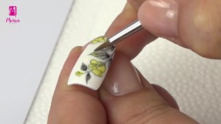 Smoky marble flowers
