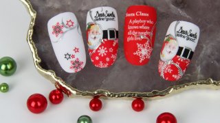 Detailed winter nail art with wonderful motives
