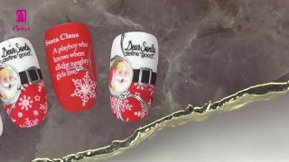 Detailed winter nail art with wonderful motives - Preview