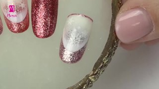 French nails with a special water decal technique - Preview