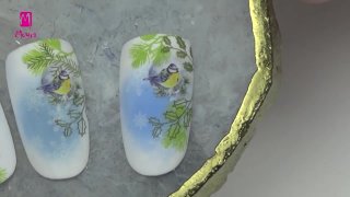 Birdie nail art with wonderful colours and motives - Preview