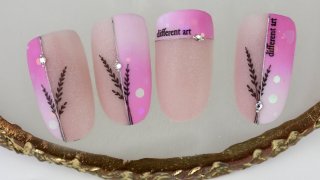 Fabulous gradient nail art for spring