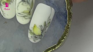 Cheerful lemon aquarelle paint - Preview