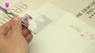 Cheerful nail art inspired by a space trip