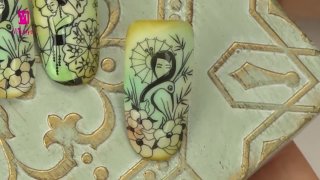 Magical stamping pattern inspired by Japan - Preview