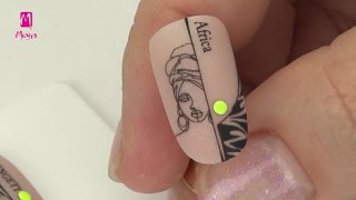 Nail art in African atmosphere - Preview