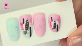 London dreams nail art - Preview