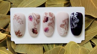 Autumn manicure for cosy evenings