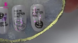 Iridescent effected base with Halloween design - Preview