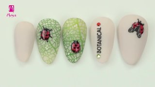 Ladybug nail art for garden atmosphere - Preview